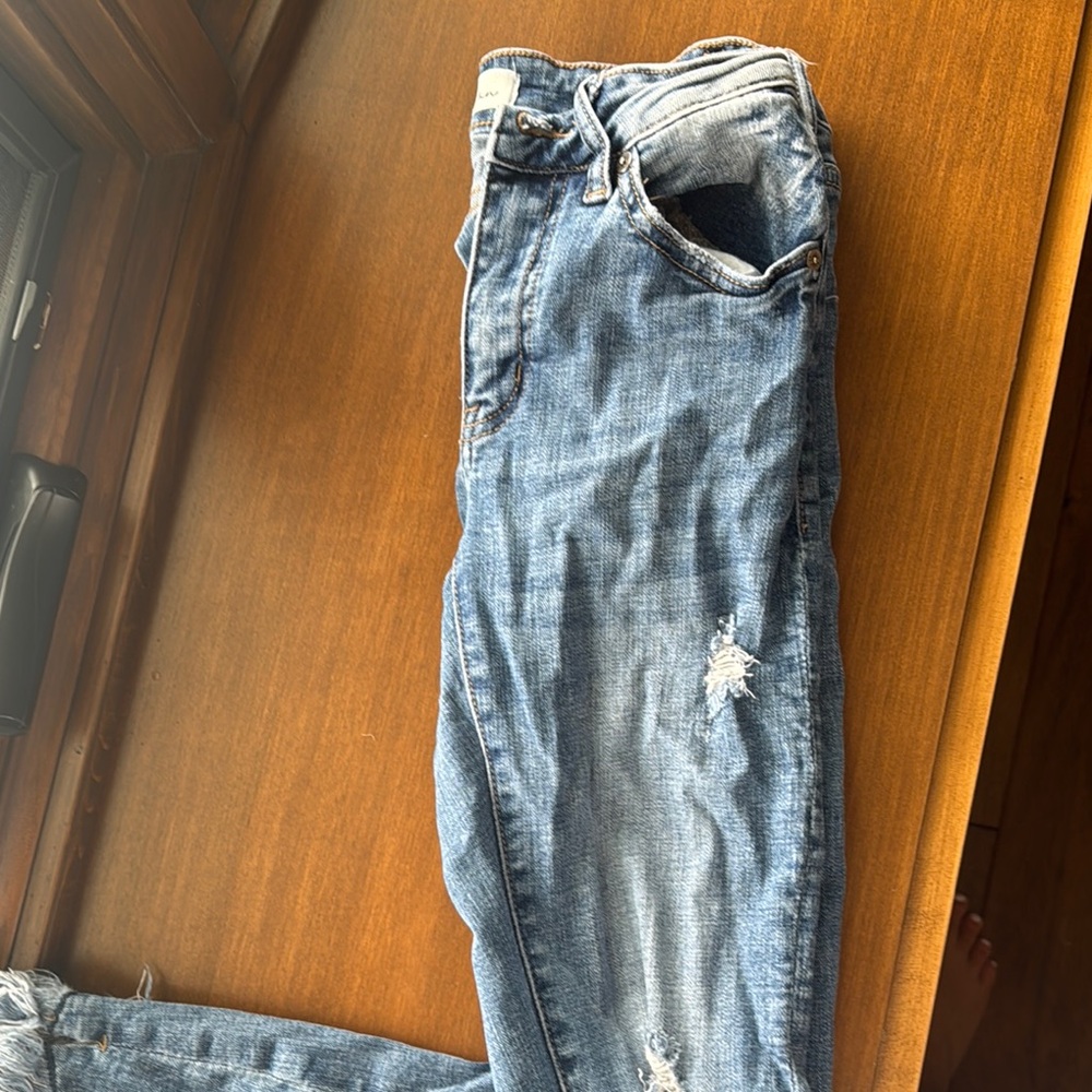 KanCan Blue Straight Leg Jeans for Women